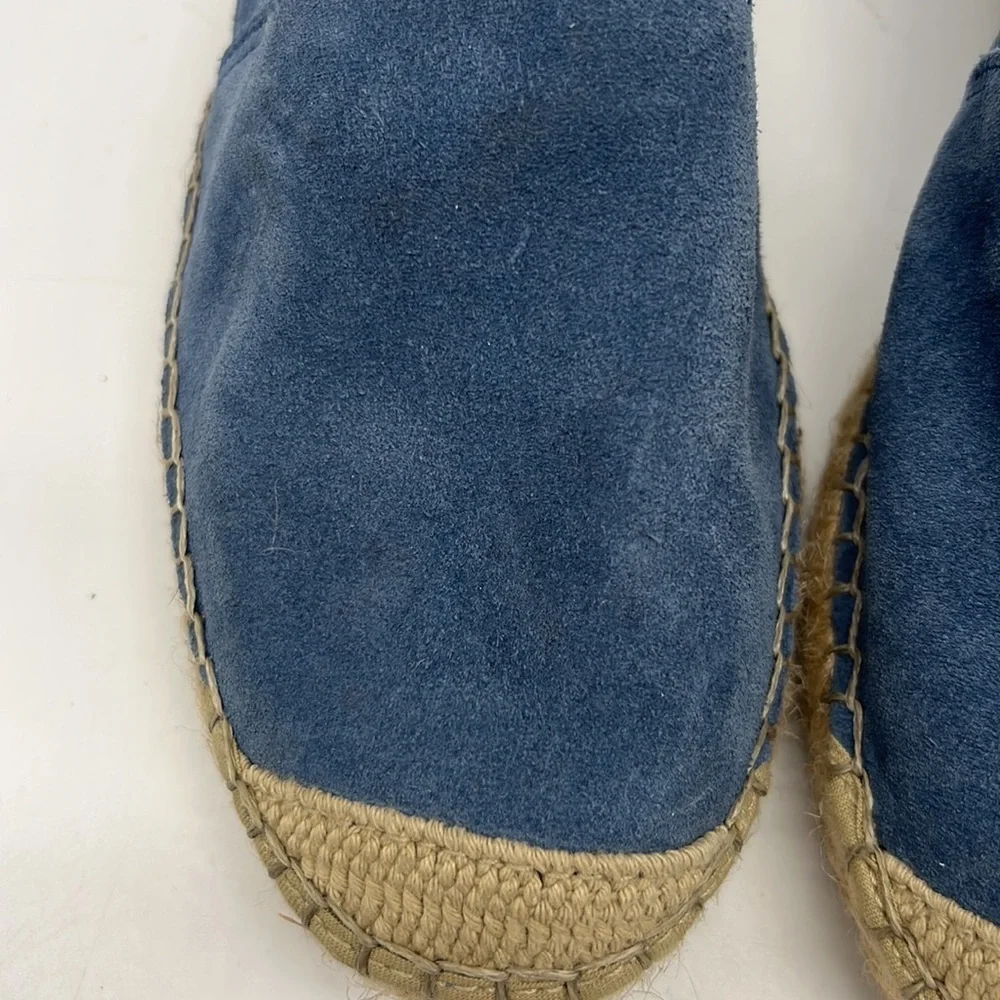 Fabiolas Blue Suede Espadrilles size EU38   US 7.5